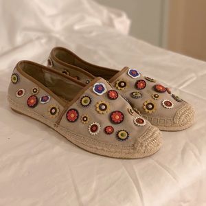 Tory Burch Marguerite Floral Canvas Espadrille